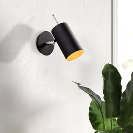 Opviq Kem - 6381 Lámpara de pared Negro y níquel